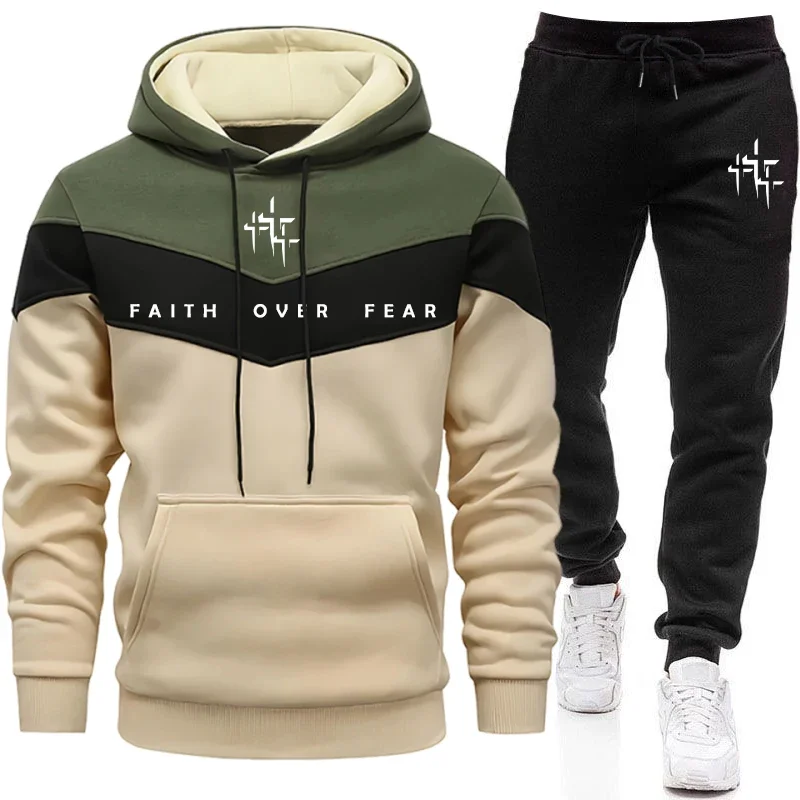 Men'S Fashion Outfits - Survêtement pour homme Faith Over Fear,