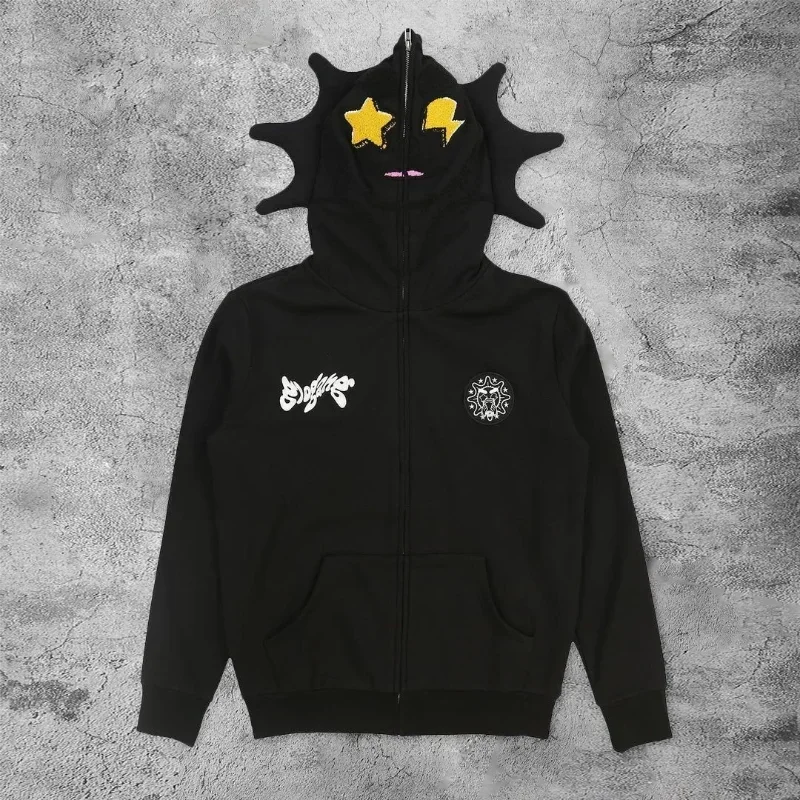 Mens Fashion Zip Up Hoodies - Sweat à capuche à manches longues