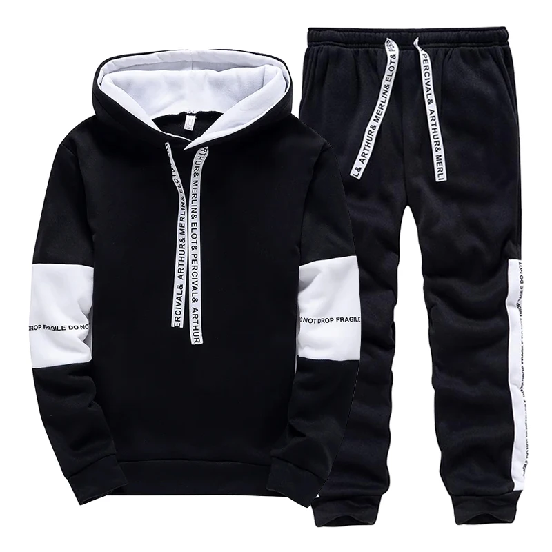 Men'S Fashion Clothing - Ensemble de survêtement homme noir et