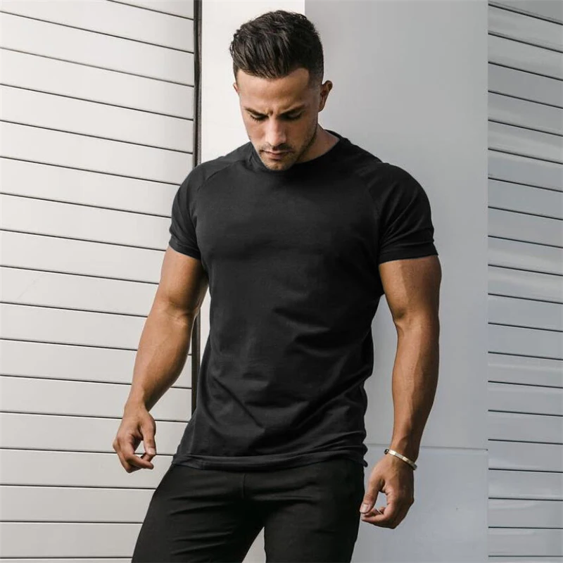 Muscle Tee Workout - Chemises à manches courtes respirantes en