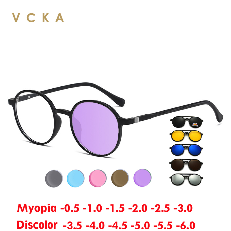 Mens Fashion Discord - VCKA – lunettes rondes photochromiques pour