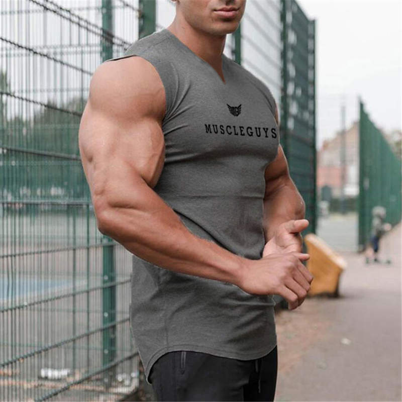 Muscle Tee Workout - Chemise de course respirante pour hommes,