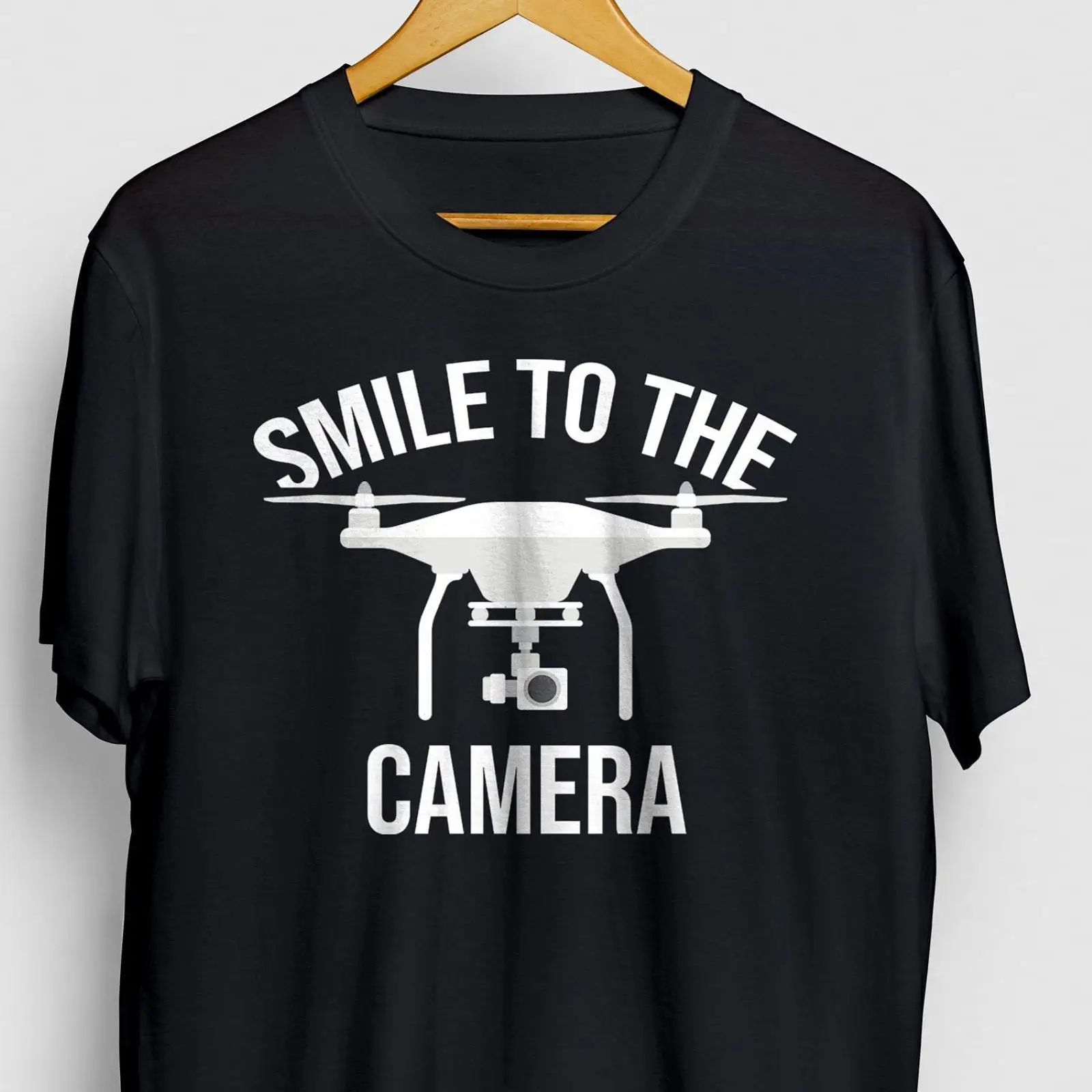 Men Fashion Photography - T-shirt Smile To The Camera Drone