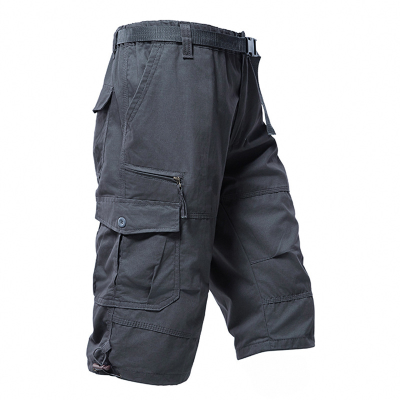 Men'S Fashion Xxl - Pantalon 3/4 en coton pour homme,