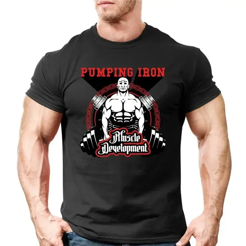 Muscle Tee Workout - T-shirt de musculation pour adultes, idéal
