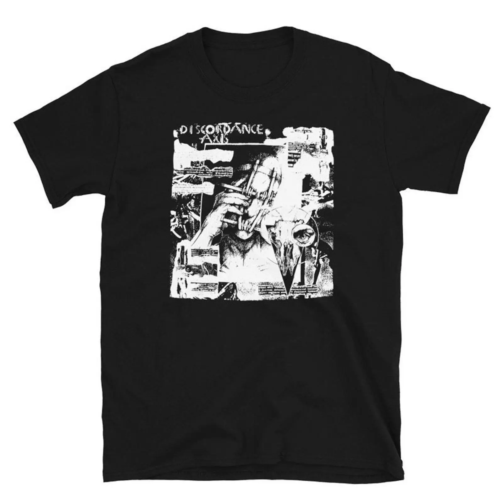 Mens Fashion Discord - T-shirt Discordance Axis, style gothique, deathrock,