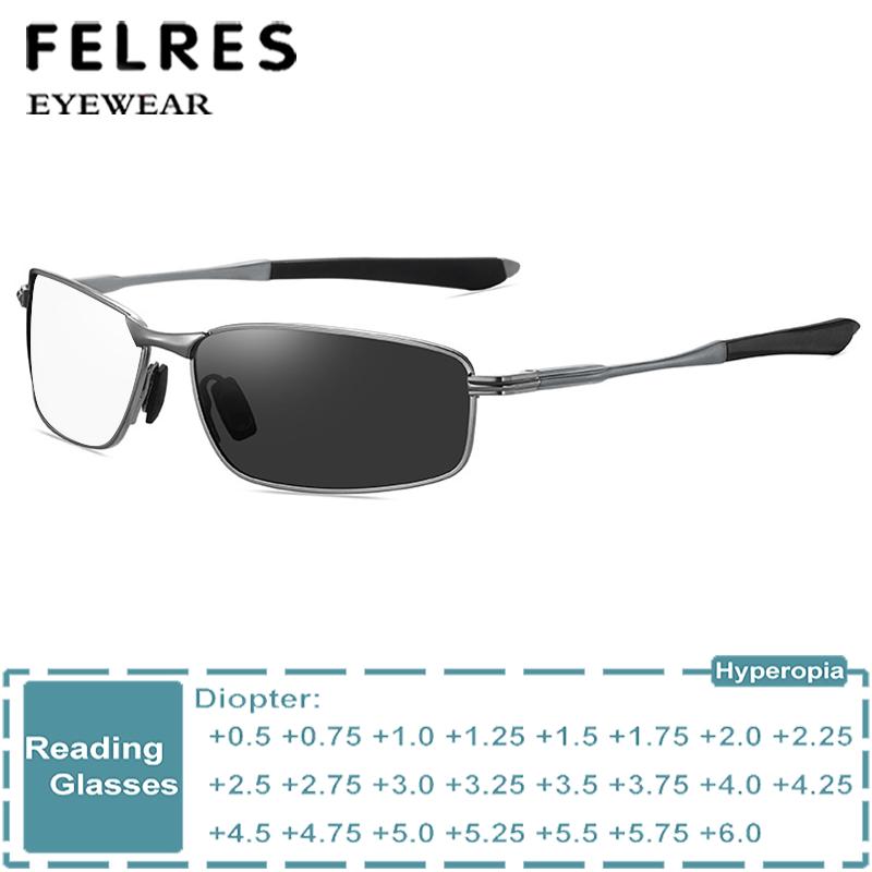 Mens Fashion Discord - Lunettes de lecture photochromiques ovales à