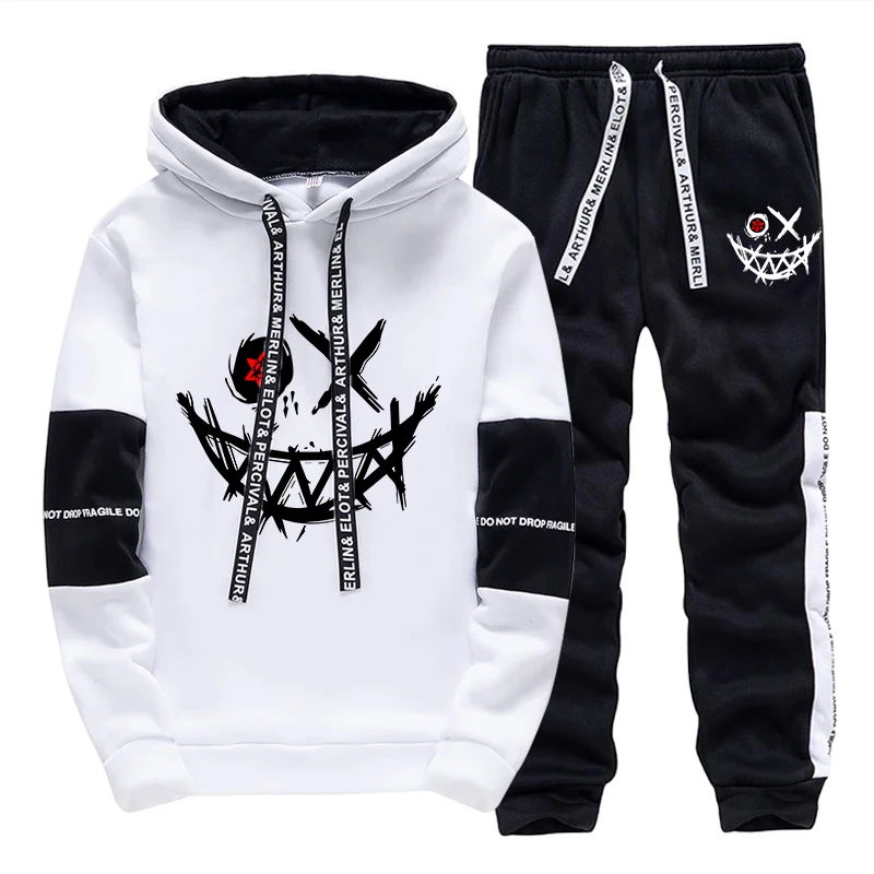 Men'S Fashion Outfits - Ensemble Homme/Haut à Capuche/Pantalon 2026 –