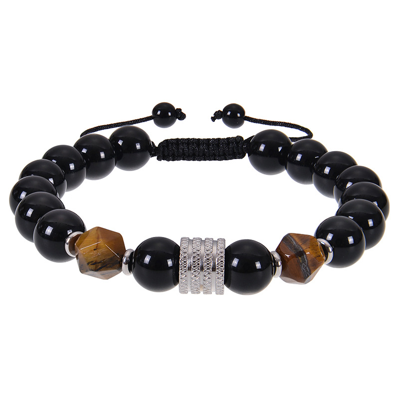 Amazon Men'S Fashion - Bracelet transfrontalier en acier inoxydable pour