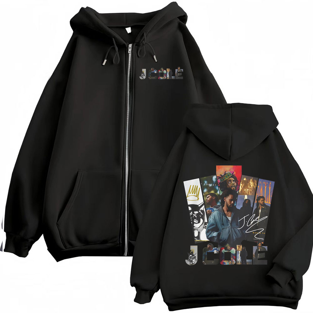 J. Cole The Fall Off Album 202 - Mens Fashion Zip Up Hoodies avis et prix