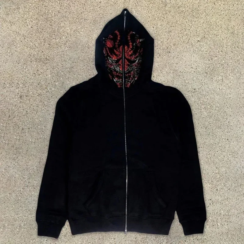 Sweat à capuche à manches long - Mens Fashion Zip Up Hoodies avis et prix