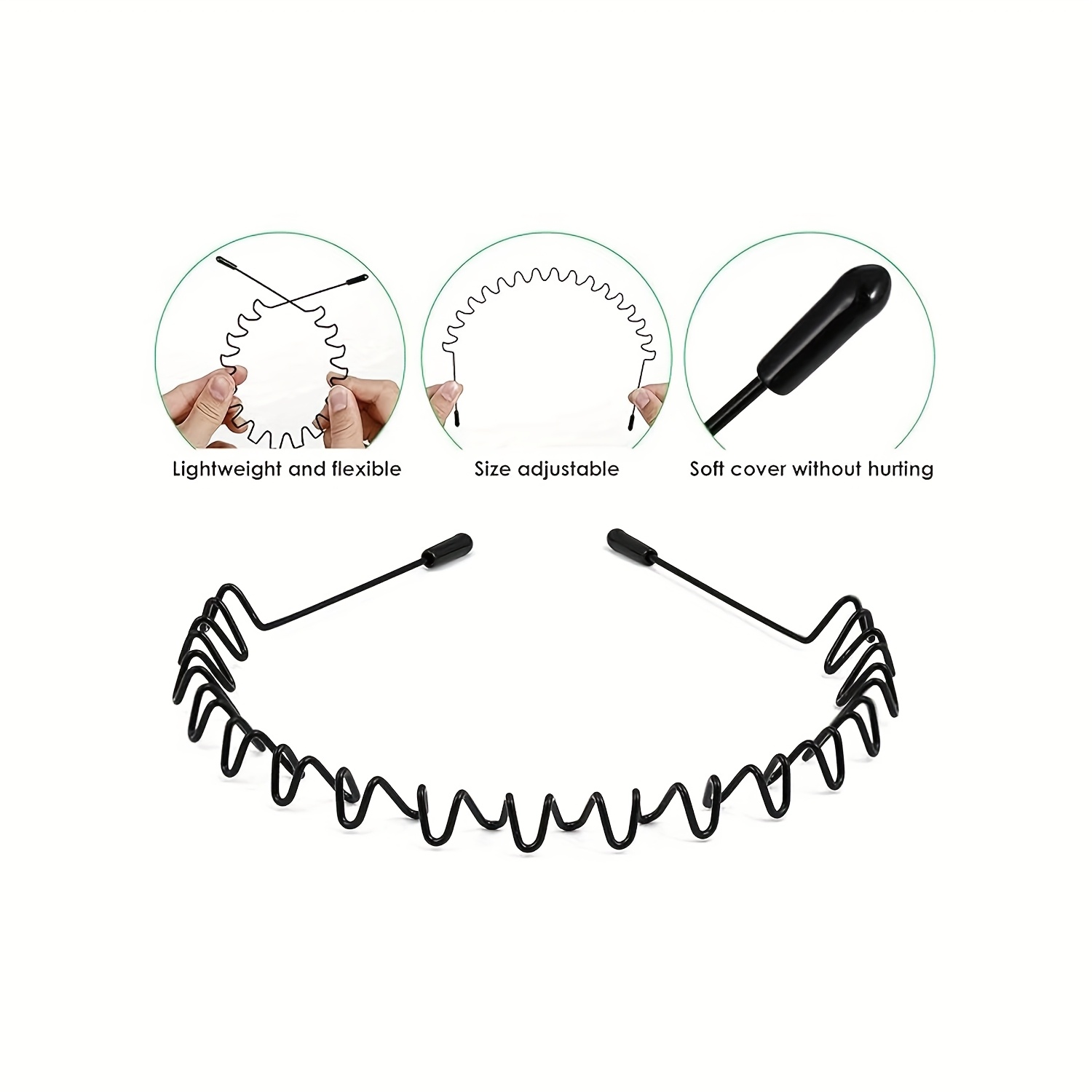 6 pièces de bandeaux de sport  - Men Fashion Hair Style avis et prix