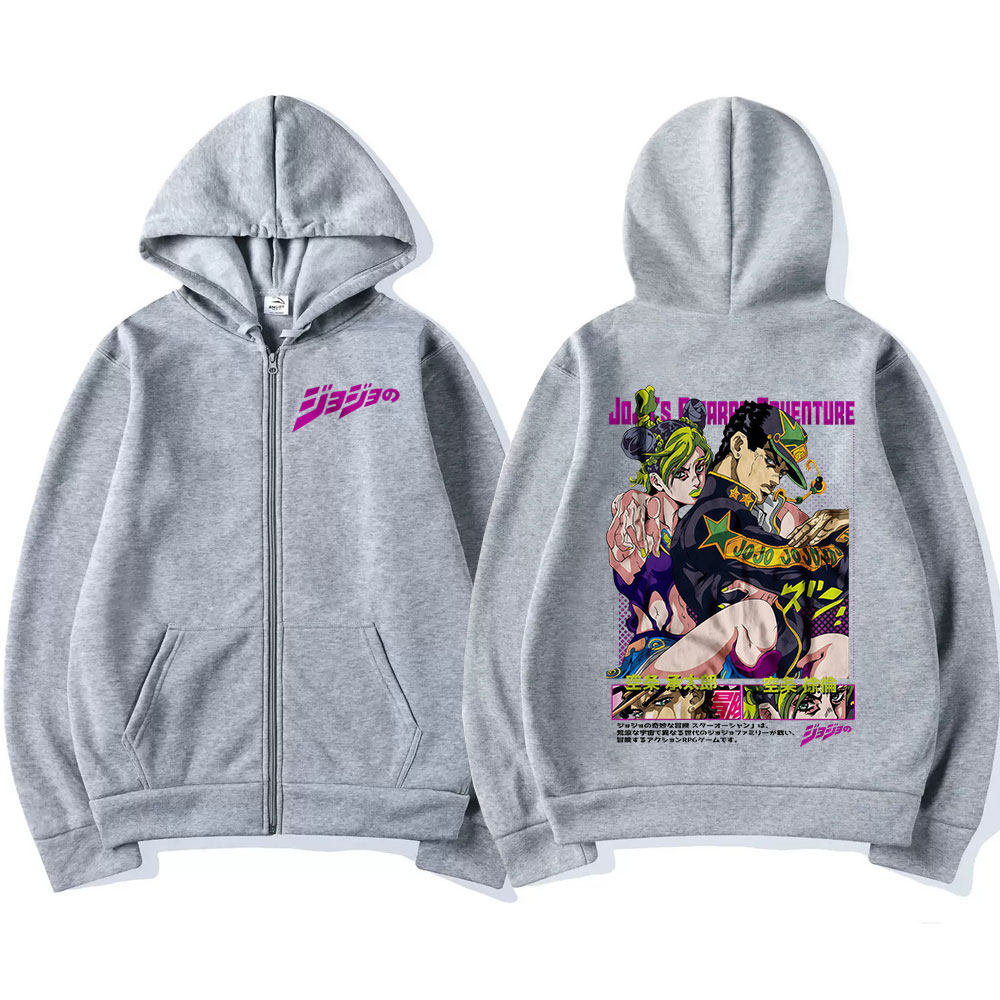 Anime Jojo Bizarre Adventure s - Mens Fashion Zip Up Hoodies avis et prix