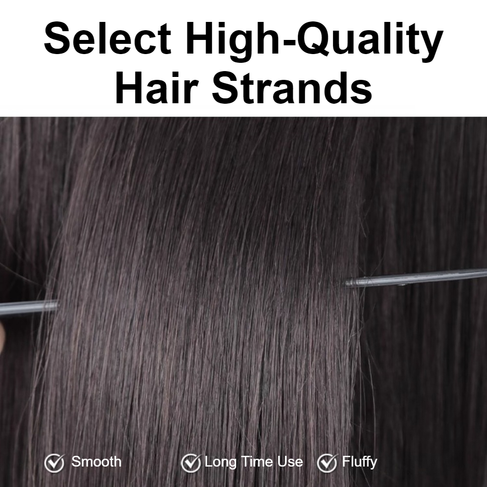 Perruque synthétique lisse pou - Men Fashion Hair Style avis et prix