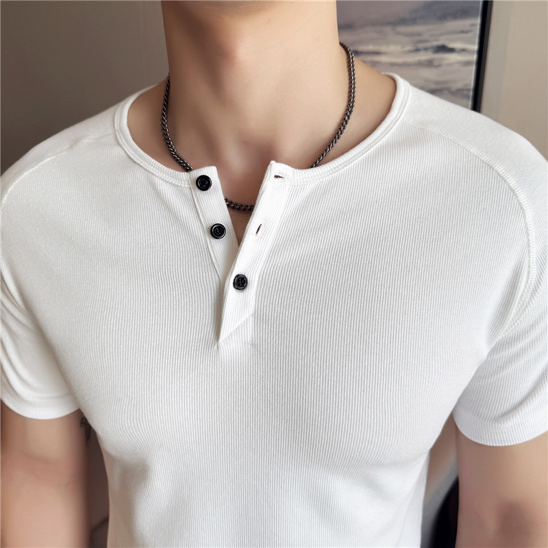 T-shirt Henley slim fit pour h - Muscle Tee Workout avis et prix