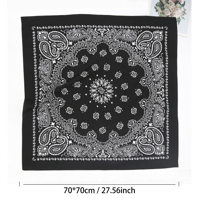 Bandana unisexe 70x70cm en cot - Men'S Fashion Xxl avis et prix