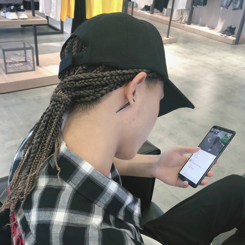 Perruque synthétique bouclée i - Men Fashion Hair Style avis et prix