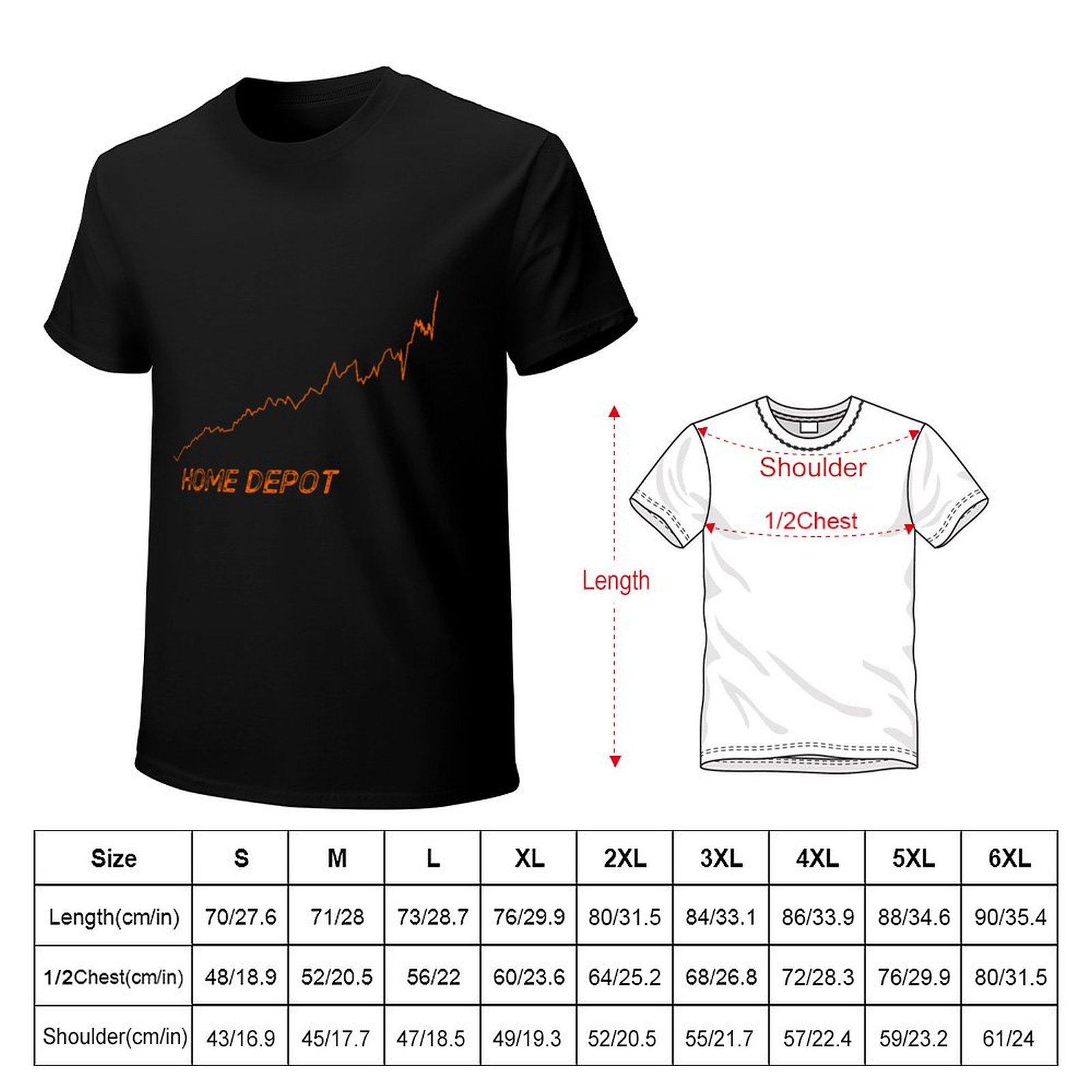 Home Depot Graph T-Shirt T-shi - Men'S Fashion Depot avis et prix