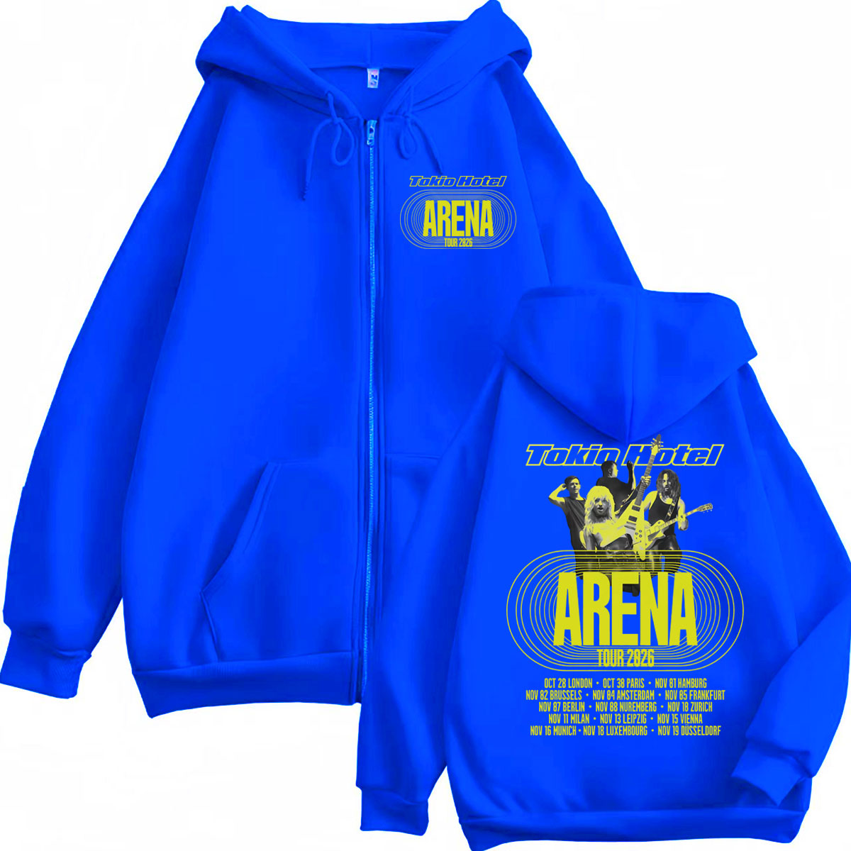 Tokio Hotel Arena Tour 2026 –  - Mens Fashion Zip Up Hoodies avis et prix
