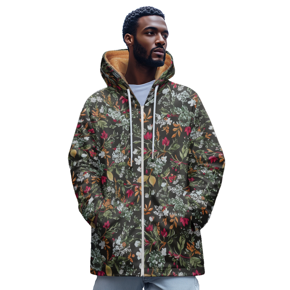 Sweat à capuche zippé à motif  - Mens Fashion Zip Up Hoodies avis et prix