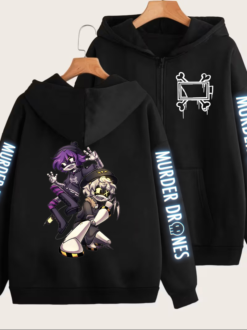 Murder Drones – sweat à capuch - Mens Fashion Zip Up Hoodies avis et prix