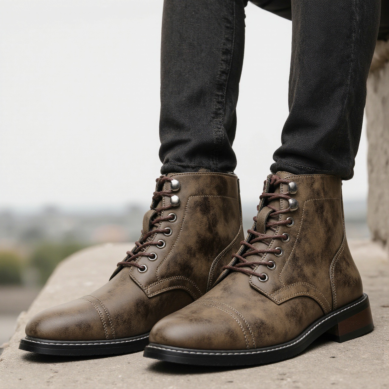 Bottines en cuir 2026, style r - Men'S Fashion Model avis et prix